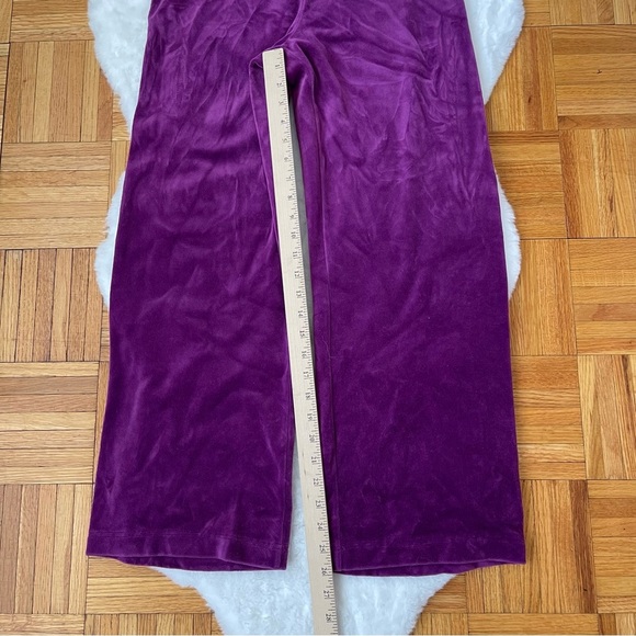 JUICY COUTURE straight leg velour track pants - Picture 2 of 6